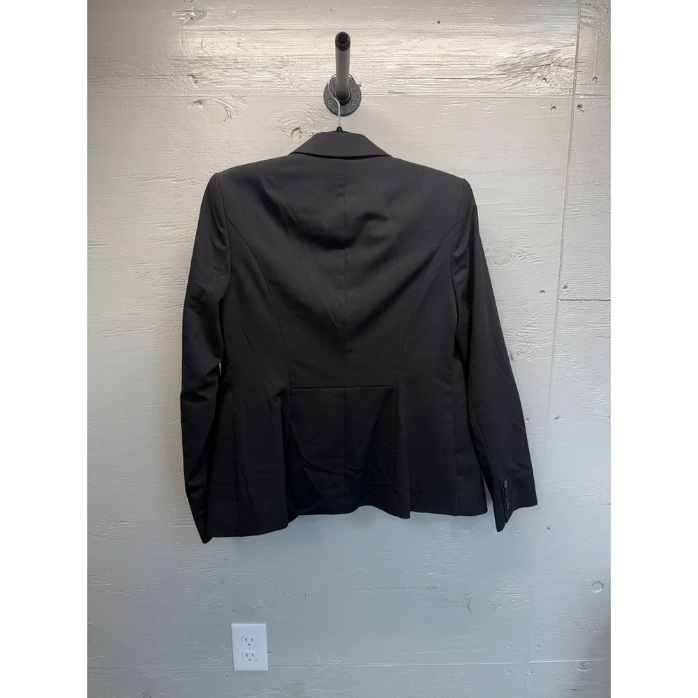 Liz Claiborne Career Black Single Button Blazer Womens Size 4 Professional